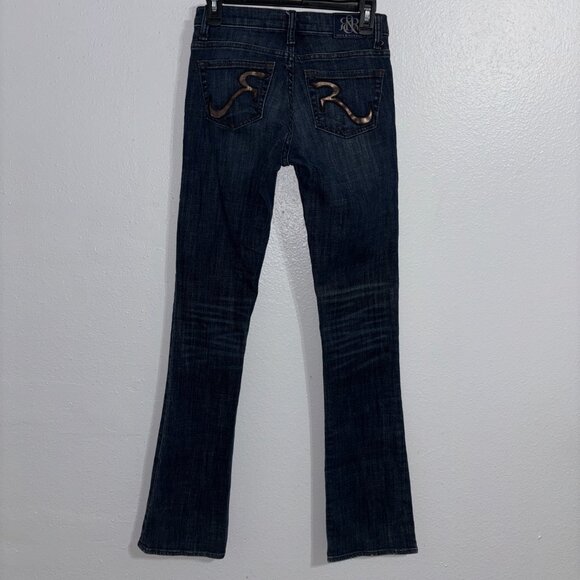 Rock‎ & Republic Kasandra Jeans Women’s 2L Dark Wash Bootcut Stretch Denim Long - Picture 2 of 16